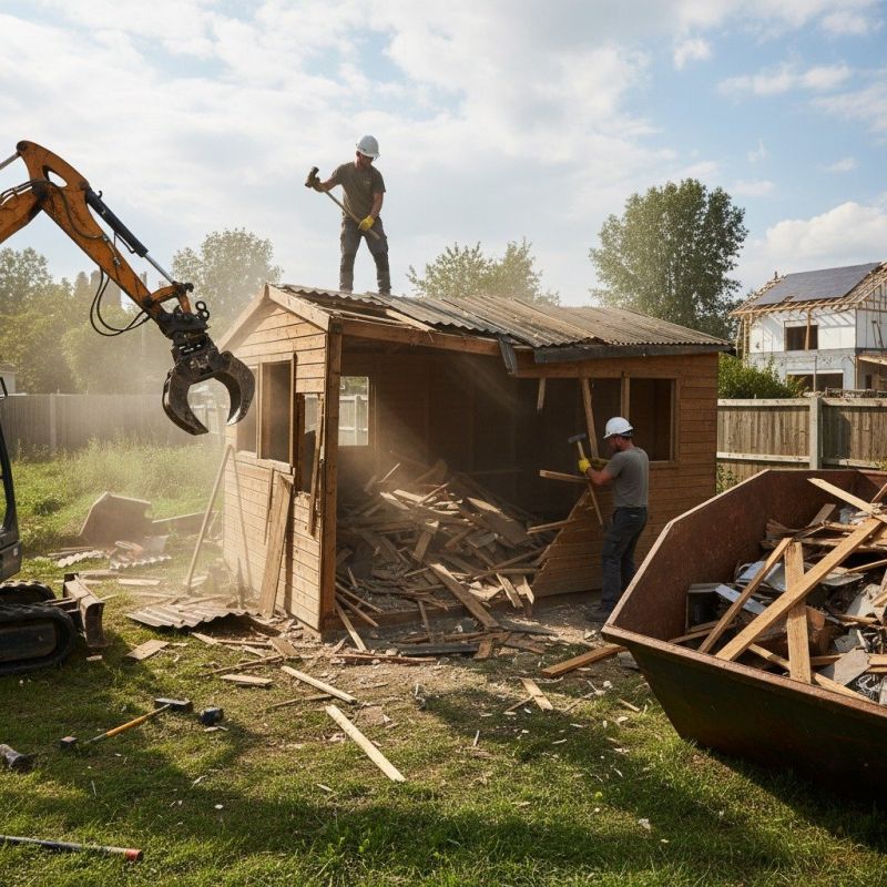 Shed Demolition detail